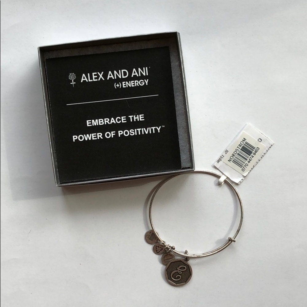 “E” Alex and Ani Bracelet NWT